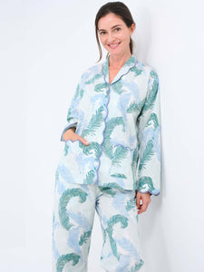 Feather Print Pajamas