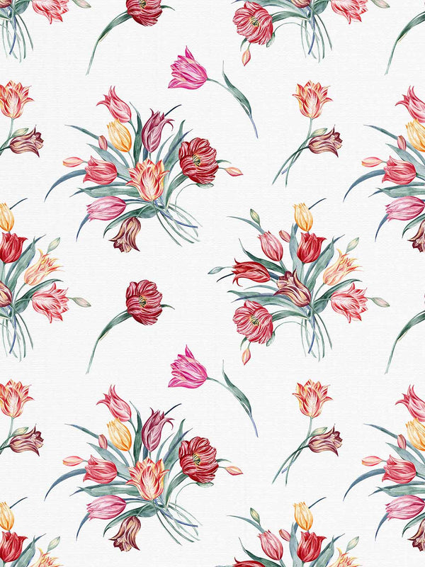 Tulip Grasscloth Wallpaper