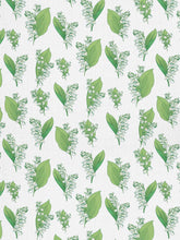 Load image into Gallery viewer, Green Lily of the Valley Indoor Fabric
