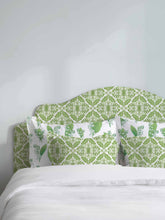 Load image into Gallery viewer, Green Filigree Indoor Fabric
