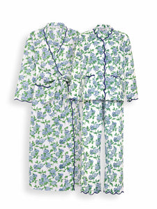 Hydrangea Bundle: Classic Robe + Pajamas