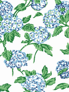 Hydrangea Large Cosmetic Pouch