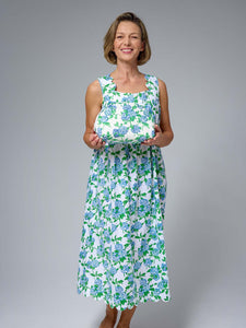 Hydrangea Large Cosmetic Pouch