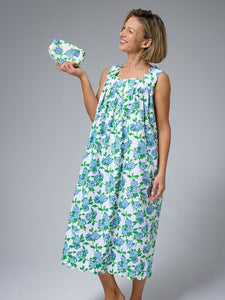 Hydrangea Small Cosmetic Pouch