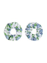 Load image into Gallery viewer, Hydrangea Hair Scrunchies (set of 2)
