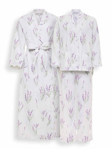 Lavender Bundle: Classic Robe + Pajamas