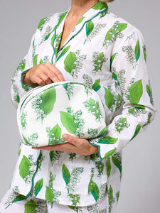 Lily of the Valley Large Cosmetic Pouch