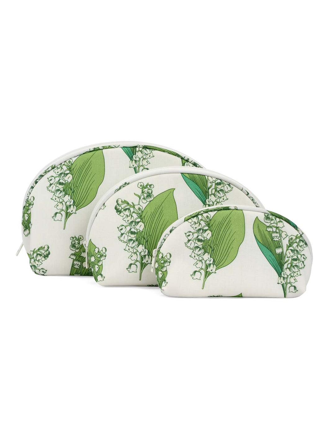 Lily of the Valley Cosmetic Pouch (Set of 3)