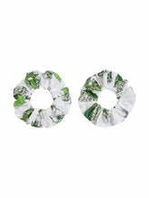 Load image into Gallery viewer, Lily-of-the-Valley Hair Scrunchies (set of 2)
