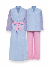 Load image into Gallery viewer, Gingham Bundle: Classic Robe + Pajamas
