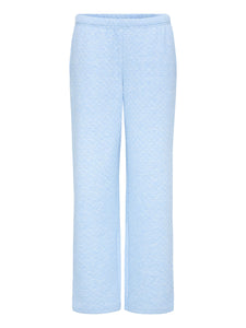 Ice Blue Quilted Loungewear Set