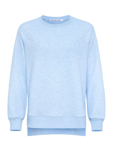Ice Blue Quilted Loungewear Set