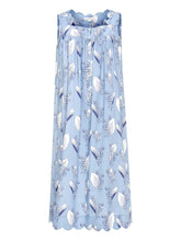 Load image into Gallery viewer, Blue Lily of the Valley Gathered Nightgown
