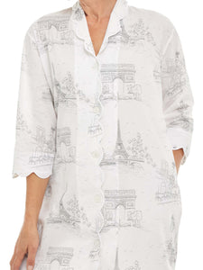 Paris Print Nightshirt