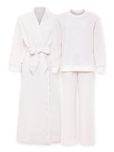 Oatmeal Bundle: Robe + Loungewear Set