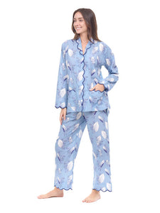 Blue Lily of the Valley Pajamas