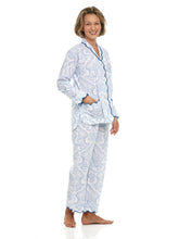 Load image into Gallery viewer, Blue Paisley Pajamas
