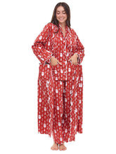 Load image into Gallery viewer, Santa Print Bundle: Classic Robe + Pajamas
