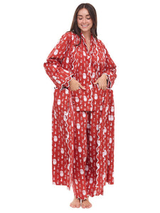 Santa Print Bundle: Classic Robe + Pajamas