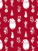 Load image into Gallery viewer, Santa Print Bundle: Classic Robe + Pajamas
