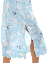 Load image into Gallery viewer, Pale Blue Gardenia Slip Nightgown
