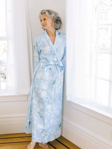 Pale Blue Gardenia Classic Robe