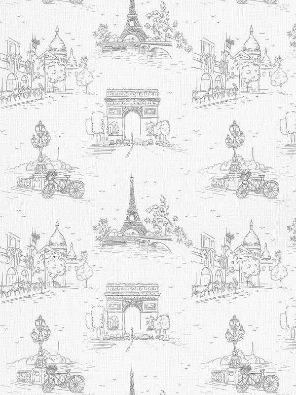 Grey Paris Indoor Fabric