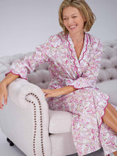 Load image into Gallery viewer, Pink Butterfly Print Classic Robe
