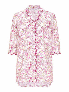 Pink Butterfly Print Nightshirt
