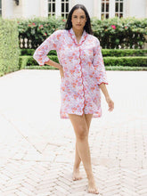 Load image into Gallery viewer, Pink Floral Nightshirt
