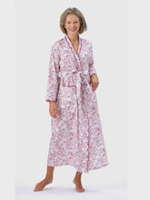 Load and play video in Gallery viewer, Pink Butterfly Print Classic Robe
