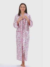 Load and play video in Gallery viewer, Pink Butterfly Bundle: Classic Robe + Nightshirt
