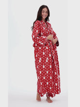 Load and play video in Gallery viewer, Santa Print Bundle: Classic Robe + Pajamas
