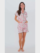Load and play video in Gallery viewer, Cherry Blossom S/S PJs with Shorts
