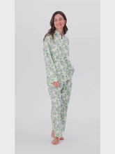 Load and play video in Gallery viewer, Hydrangea Pima Knit Pajamas
