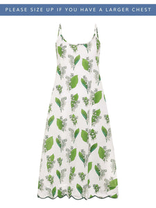 Lily-of-the-valley Slip Nightgown