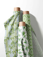 Load image into Gallery viewer, Green Filigree Indoor Fabric
