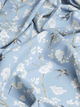 Load image into Gallery viewer, Pale Blue Gardenia Indoor Fabric
