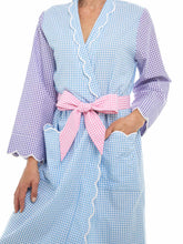 Load image into Gallery viewer, Gingham Classic Robe
