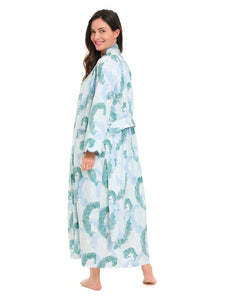 Feather Print Classic Robe