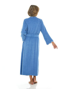 Blue French Terry Robe