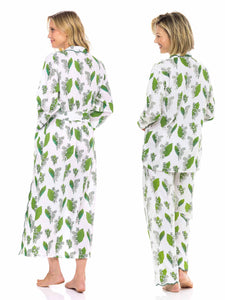 Lily Of The Valley Bundle: Classic Robe + Pajamas