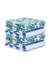 Load image into Gallery viewer, Hydrangea/Striped Beach Towel 4-Piece Set
