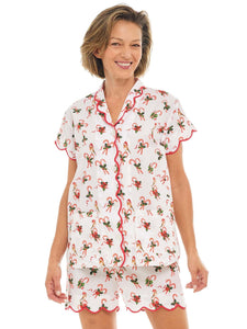 Candy Cane Short Pajamas