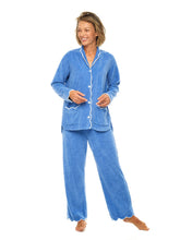 Load image into Gallery viewer, Blue French Terry Pajamas
