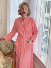 Load and play video in Gallery viewer, Coral French Terry Classic Robe
