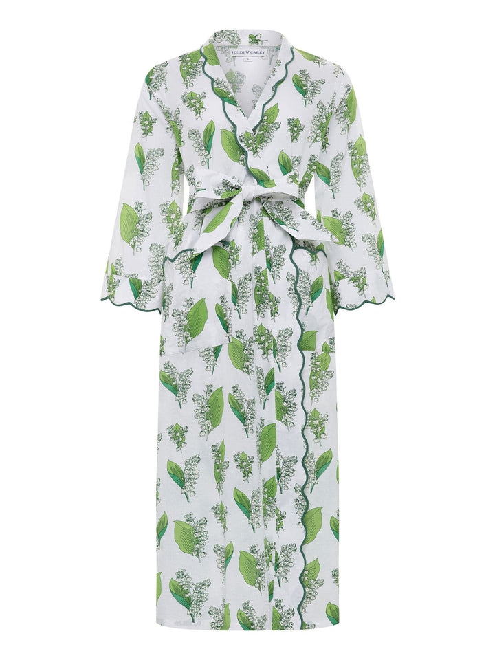 Lily-of-the-valley Classic Robe with Scalloping – Heidi Carey