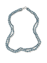 Load image into Gallery viewer, Aquamarine Wrap-Around Necklace.
