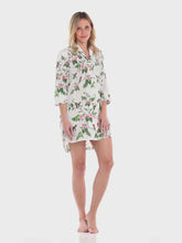 Load and play video in Gallery viewer, White Hummingbird Nightshirt
