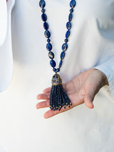 Load image into Gallery viewer, Lapis Turkish Tassel Necklace

